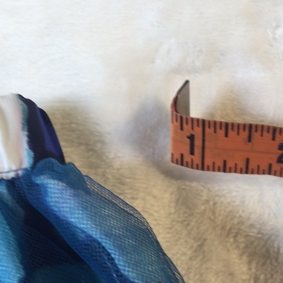 🌼 GYMBOREE 🌼 multi color Print Skirt w/ Sheer Blue Mesh Covering girls 5 - Picture 10 of 13